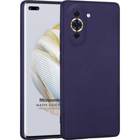 Microsonic Matte Silicone Huawei Nova 10 Pro Lacivert Cep Telefonu Kılıfı