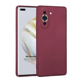 Microsonic Matte Silicone Huawei Nova 10 Pro Mor Cep Telefonu Kılıfı