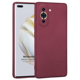 Microsonic Matte Silicone Huawei Nova 10 Pro Mor Cep Telefonu Kılıfı