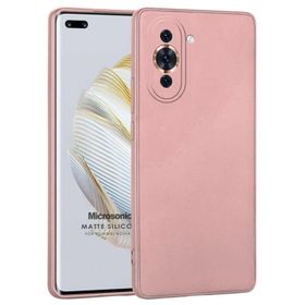 Microsonic Matte Silicone Huawei Nova 10 Pro Rose Gold Cep Telefonu Kılıfı
