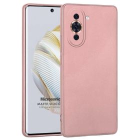 Microsonic Matte Silicone Huawei Nova 10 Rose Gold Cep Telefonu Kılıfı