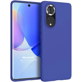Microsonic Matte Silicone Huawei Nova 9 Lacivert Cep Telefonu Kılıfı