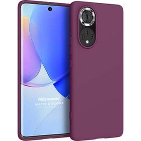 Microsonic Matte Silicone Huawei Nova 9 Mor Cep Telefonu Kılıfı