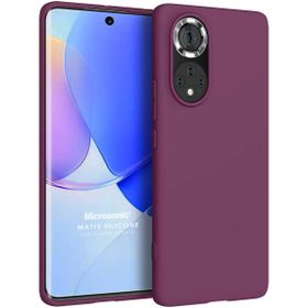 Microsonic Matte Silicone Huawei Nova 9 Mor Cep Telefonu Kılıfı