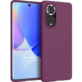 Microsonic Matte Silicone Huawei Nova 9 Mor Cep Telefonu Kılıfı