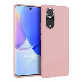 Microsonic Matte Silicone Huawei Nova 9 Rose Gold Cep Telefonu Kılıfı