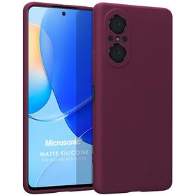 Microsonic Matte Silicone Huawei Nova 9 Se Cep Telefonu Kılıfı
