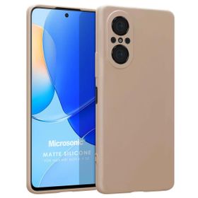 Microsonic Matte Silicone Huawei Nova 9 SE Gold Cep Telefonu Kılıfı