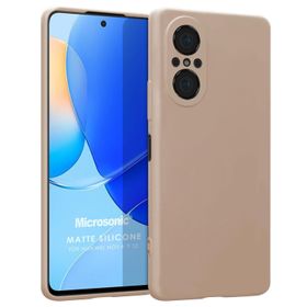 Microsonic Matte Silicone Huawei Nova 9 SE Gold Cep Telefonu Kılıfı