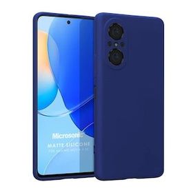 Microsonic Matte Silicone Huawei Nova 9 SE Lacivert Cep Telefonu Kılıfı