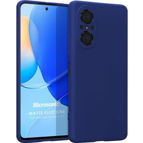 Microsonic Matte Silicone Huawei Nova 9 SE Lacivert Cep Telefonu Kılıfı