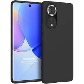 Microsonic Matte Silicone Huawei Nova 9 Siyah Kılıf