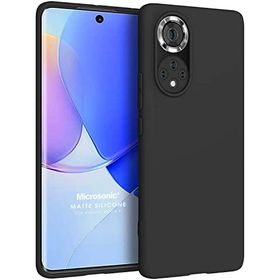 Microsonic Matte Silicone Huawei Nova 9 Siyah Kılıf