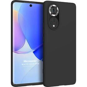 Microsonic Matte Silicone Huawei Nova 9 Siyah Kılıf