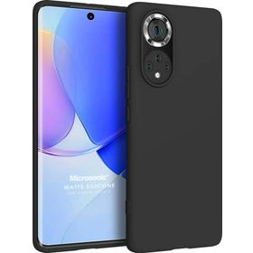 Microsonic Matte Silicone Huawei Nova 9 Siyah Kılıf