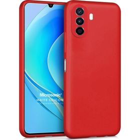 Microsonic Matte Silicone Huawei Nova Y70 Cep Telefonu Kılıfı