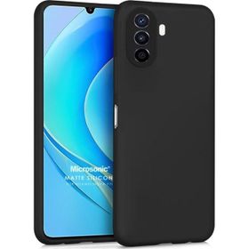 Microsonic Matte Silicone Huawei Nova Y70 Siyah Kılıf