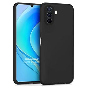 Microsonic Matte Silicone Huawei Nova Y70 Siyah Kılıf