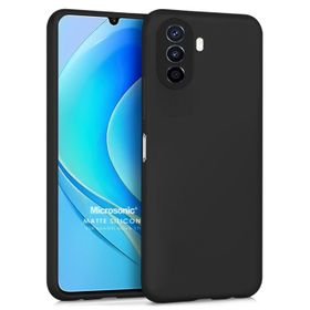 Microsonic Matte Silicone Huawei Nova Y70 Siyah Kılıf