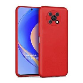 Microsonic Matte Silicone Huawei Nova Y90 Kırmızı Kılıf