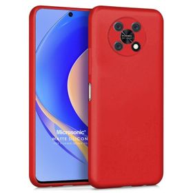Microsonic Matte Silicone Huawei Nova Y90 Kırmızı Kılıf