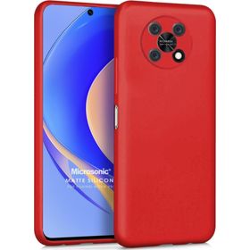 Microsonic Matte Silicone Huawei Nova Y90 Kırmızı Kılıf