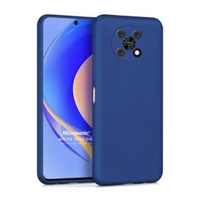 Microsonic Matte Silicone Huawei Nova Y90 Lacivert Kılıf