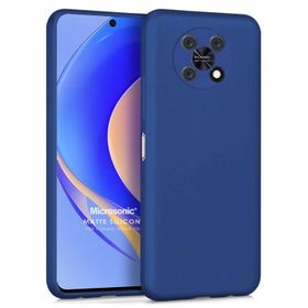 Microsonic Matte Silicone Huawei Nova Y90 Lacivert Kılıf