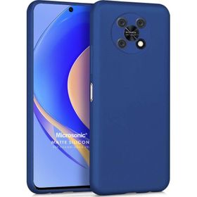 Microsonic Matte Silicone Huawei Nova Y90 Lacivert Kılıf