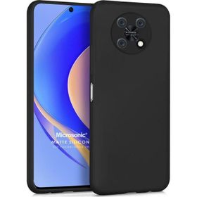 Microsonic Matte Silicone Huawei Nova Y90 Siyah Kılıf