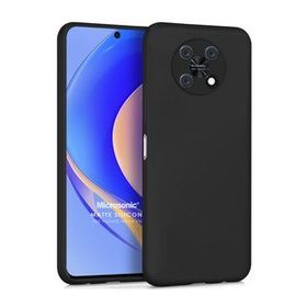 Microsonic Matte Silicone Huawei Nova Y90 Siyah Kılıf