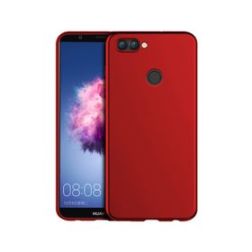 Microsonic Matte Silicone Huawei P Smart Bordo Kırmızı Kılıf