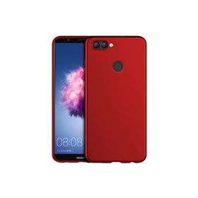 Microsonic Matte Silicone Huawei P Smart Bordo Kırmızı Kılıf