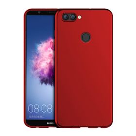 Microsonic Matte Silicone Huawei P Smart Bordo Kırmızı Kılıf