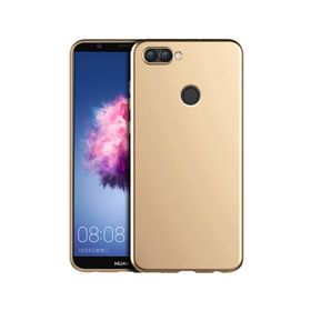 Microsonic Matte Silicone Huawei P Smart Gold Kılıf
