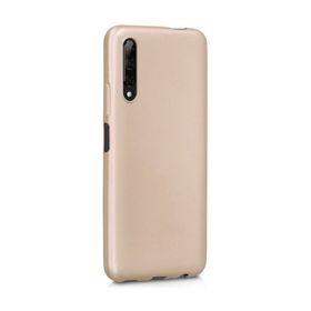 Microsonic Matte Silicone Huawei P Smart Gold Kılıf