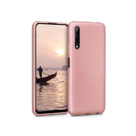 Microsonic Matte Silicone Huawei P Smart Gold Kılıf