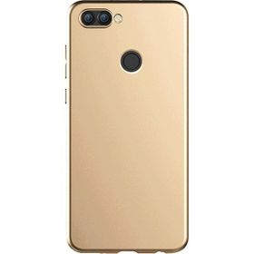 Microsonic Matte Silicone Huawei P Smart Gold Kılıf