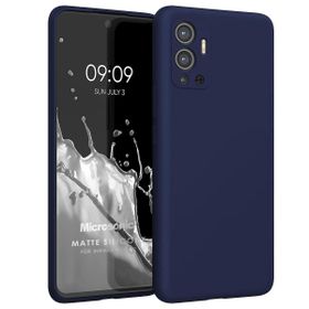 Microsonic Matte Silicone Infinix Hot 12 Lacivert Cep Telefonu Kılıfı