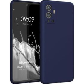 Microsonic Matte Silicone Infinix Hot 12 Lacivert Cep Telefonu Kılıfı