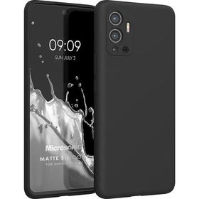 Microsonic Matte Silicone Infinix Hot 12 Siyah Cep Telefonu Kılıfı