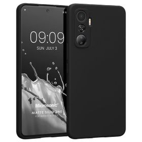 Microsonic Matte Silicone Infinix Hot 20 Siyah Cep Telefonu Kılıfı