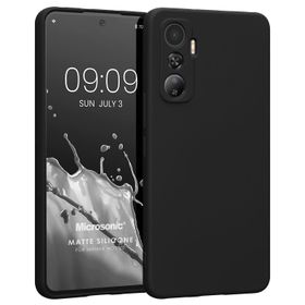 Microsonic Matte Silicone Infinix Hot 20 Siyah Cep Telefonu Kılıfı