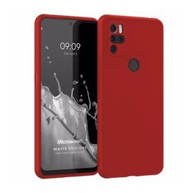 Microsonic Matte Silicone Omix X300 Kırmızı Cep Telefonu Kılıfı