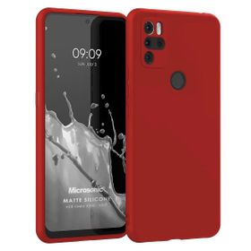 Microsonic Matte Silicone Omix X300 Kırmızı Cep Telefonu Kılıfı