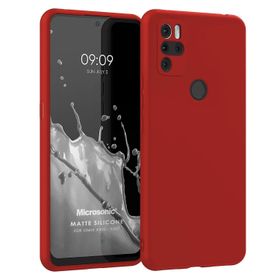 Microsonic Matte Silicone Omix X300 Kırmızı Cep Telefonu Kılıfı
