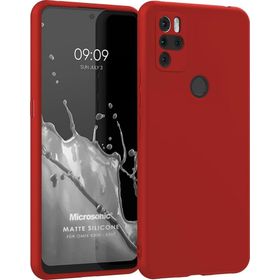 Microsonic Matte Silicone Omix X300 Kırmızı Cep Telefonu Kılıfı