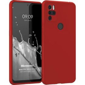 Microsonic Matte Silicone Omix X300 Kırmızı Cep Telefonu Kılıfı