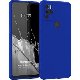 Microsonic Matte Silicone Omix X300 Mavi Cep Telefonu Kılıfı