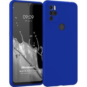 Microsonic Matte Silicone Omix X300 Mavi Cep Telefonu Kılıfı
